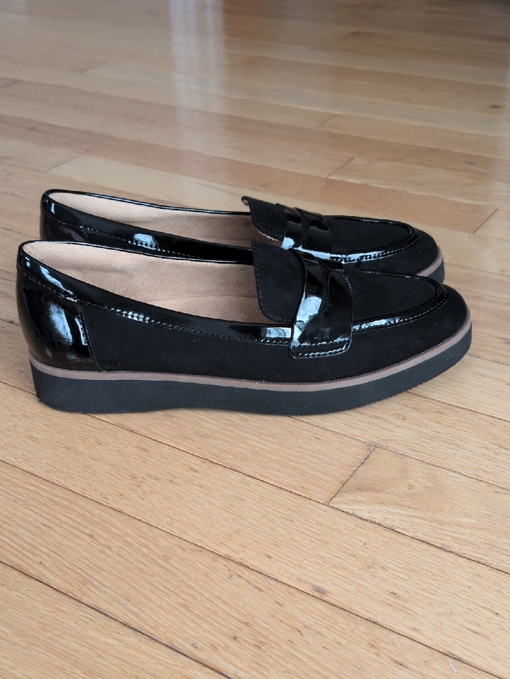 Naturalizer Zoren Black Lightweight Penny Loafer 8.5